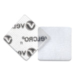 Sticky-Back Fasteners, Removable Adhesive, 0.88" X 0.88", Clear, 12/pack