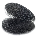 Sticky-Back Fasteners, Removable Adhesive, 0.63" Dia, Black, 15/pack