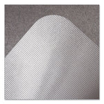 Floor+mate, For Hard Floor To Medium Pile Carpet Up To 0.75", 46 X 48, Clear