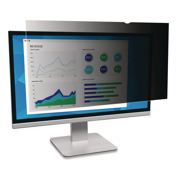 Frameless Blackout Privacy Filter for 34" Widescreen Flat Panel Monitor, 21:9 Aspect Ratio