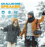 Treblab HD-MAX Wireless Bluetooth Speaker, Waterproof, Gray (HD-MAX-GR)