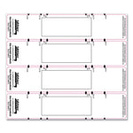 File Pocket Handles, 9.63 X 2, White, 4/sheet, 12 Sheets/pack