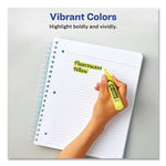 Hi-Liter Desk-Style Highlighters, Fluorescent Orange Ink, Chisel Tip, Orange/black Barrel, Dozen