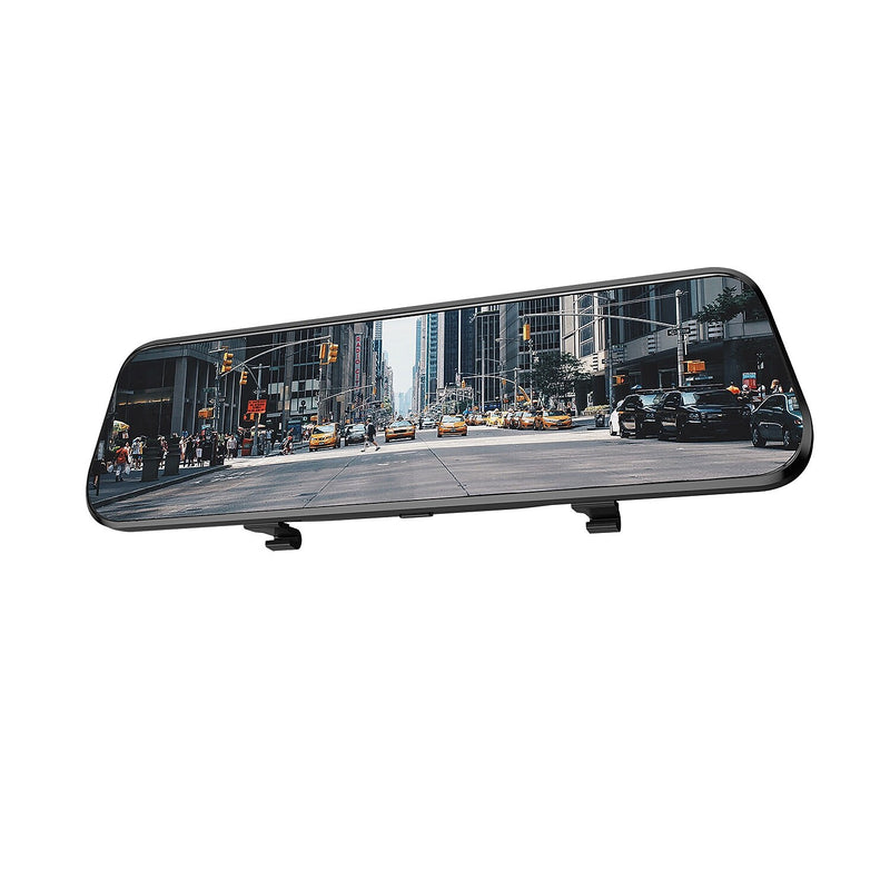 GekoGear Orbit D400 4K Rearview Mirror Dash Cam with 1080P Backup Cam, Black