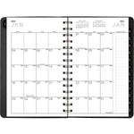 2026 AT-A-GLANCE Contemporary 5" x 8" Weekly & Monthly Planner, Faux Leather Cover, Charcoal (70-100X-45-26)