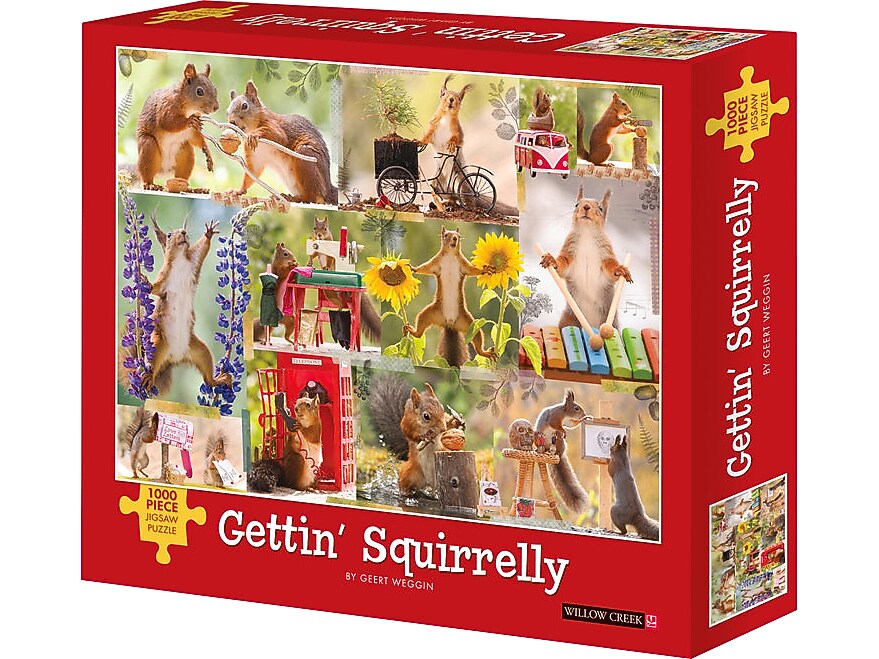 Willow Creek Gettin' Squirrelly 1000-Piece Jigsaw Puzzle (48598)
