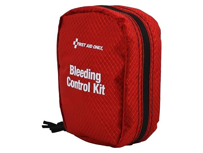 First Aid Only Bleeding Control Kit Multiple Victim Totes, Fabric Pouch, California AB2260, 7 Pieces (91520)