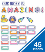 Carson Dellosa Education We Stick Together Student Work Display Bulletin Board Set, 45 Pieces (CDP110558)