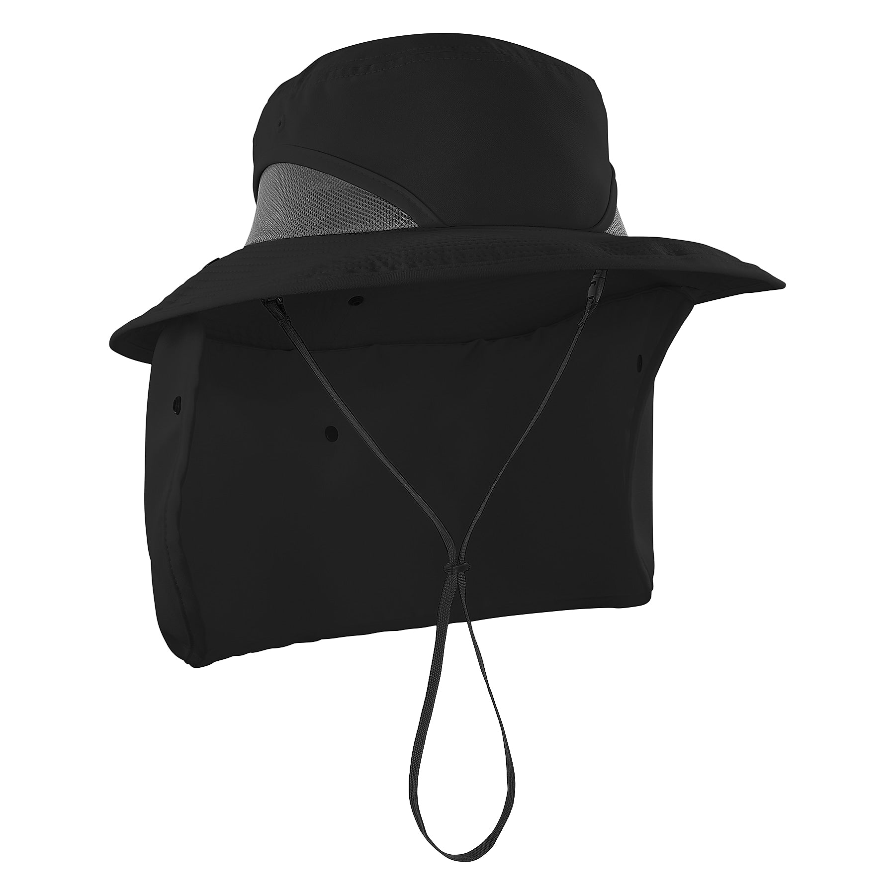 Chill-Its 8934 Cooling Sun Hat, Black, Small/Medium (12725)