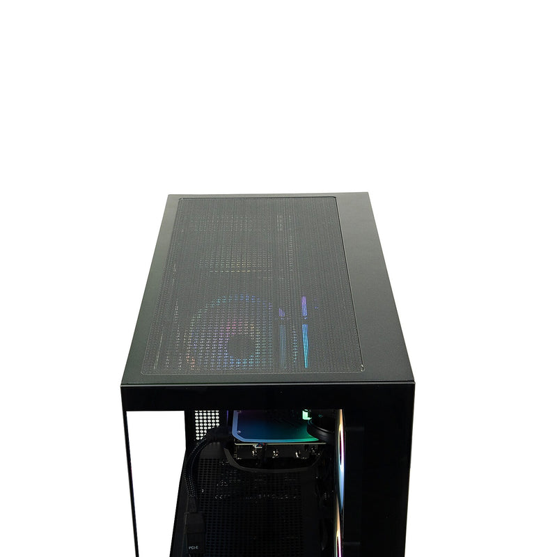 Skyetch Azure 3 Gaming Desktop Computer, NVIDIA Geforce RTX3050, AMD Ryzen 5 5500, 16GB RAM, 1TB SSD, Windows 11, Black