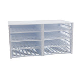 Thinkspace Literature organizer 8-Compartment Literature Organizers, 21" x 12.25", White (39444)
