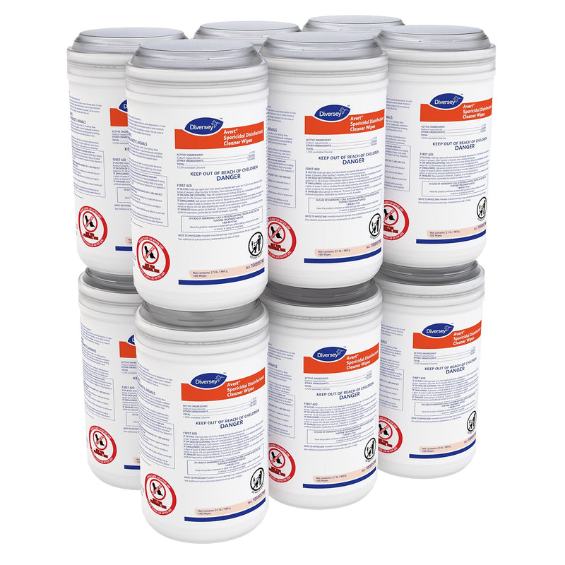 Avert Sporicidal Disinfecting Wipes, 160 Wipes/Container, 12/Carton (100895790)