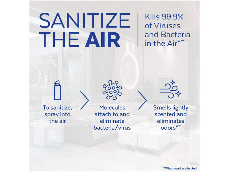 Lysol Air Sanitizer Spray, Simple Fresh Scent, 10 Oz. (3243305)