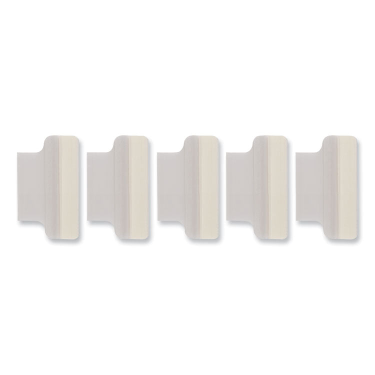 Insertable Index Tabs with Printable Inserts, 1/5-Cut, Clear, 1" Wide, 25/Pack