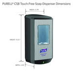 PURELL HEALTHY SOAP CS8 Automatic Wall Mounted Hand Soap Dispenser, Graphite (7834-01)