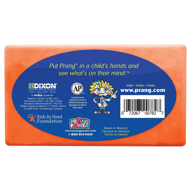 Prang Modeling Clay, Orange, 12/Bundle (DIX00782-12)