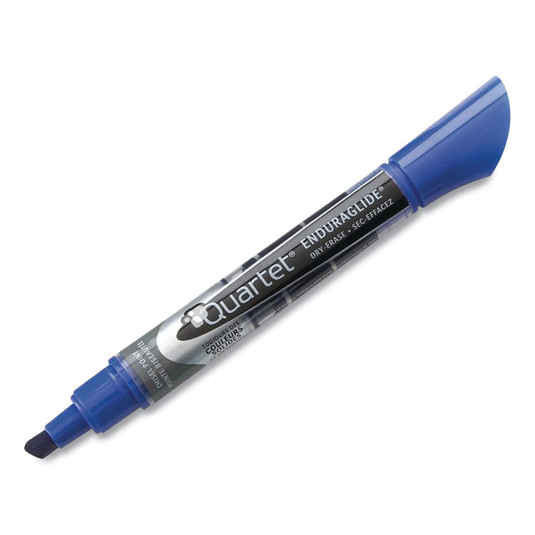 Enduraglide Dry Erase Marker Kit With Cleaner And Eraser, Broad Chisel Tip, Assorted Colors, 4/pack