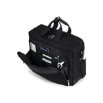 Bugatti Lucas Polyester Briefcase, Laptop Compatible, Black (EXB530-Black)