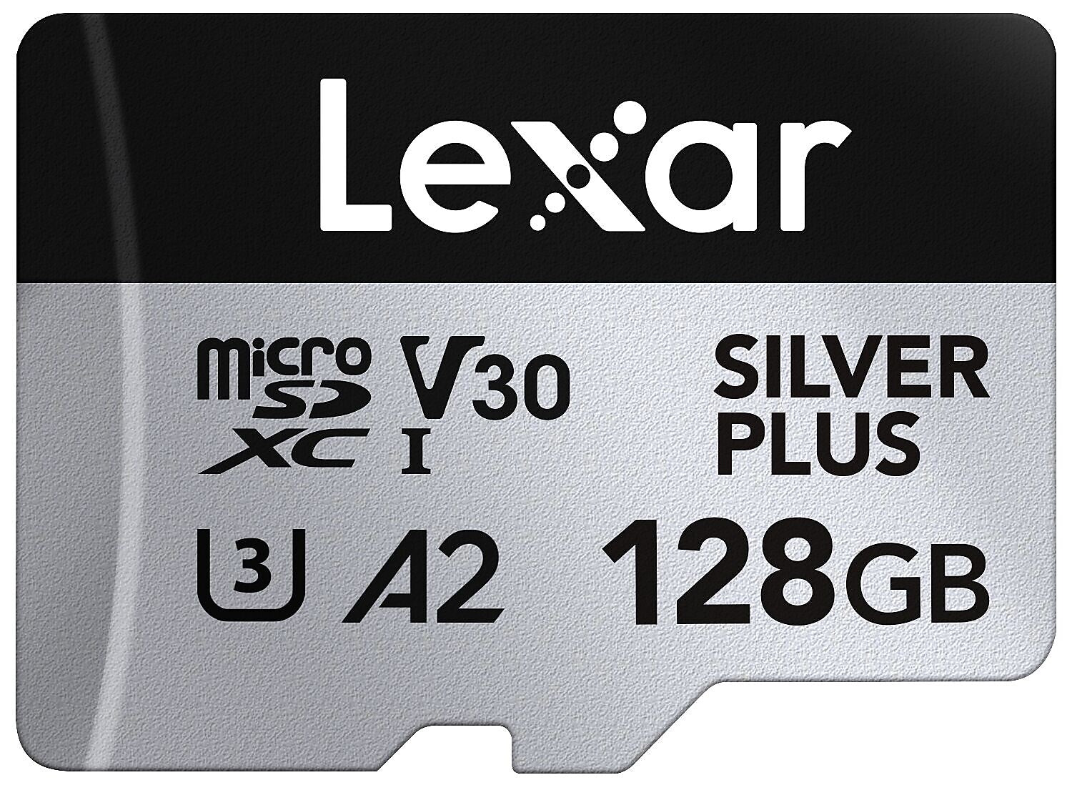Lexar Professional Silver Plus 128MB SDXC Memory Card, Class 10, UHS-I, V30 (LSDSIPL128G-BNNNU)