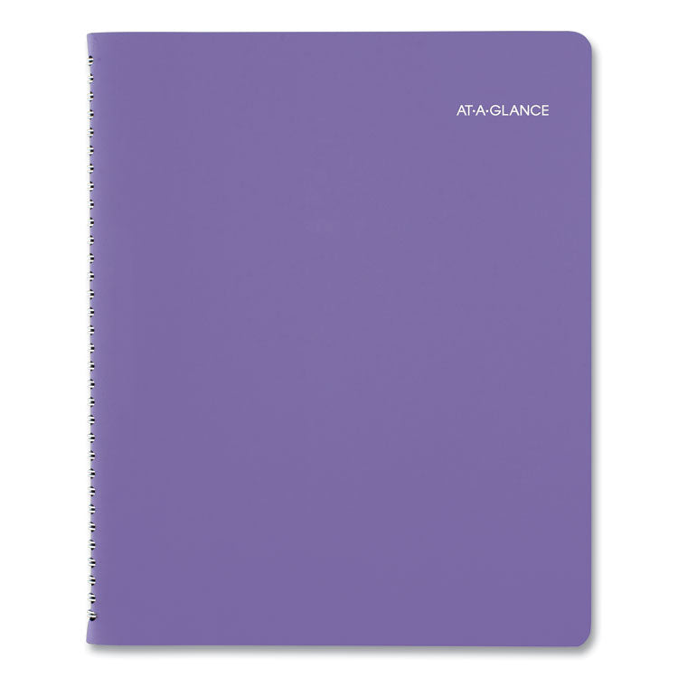 Beautiful Day Weekly/Monthly Planner, Vertical-Column Format, 11 x 8.5, Purple Cover, 13-Month: Jan 2025 to Jan 2026