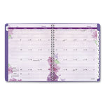Beautiful Day Weekly/Monthly Planner, Vertical-Column Format, 11 x 8.5, Purple Cover, 13-Month: Jan 2025 to Jan 2026