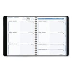 The Action Planner Weekly Appointment Book, 11 x 8, Black Cover, 12-Month (Jan to Dec): 2025