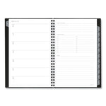 Elevation Academic Weekly/Monthly Planner, 8.5 x 5.5, Black Cover, 12-Month (July to June): 2024 to 2025