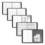 800 Range Weekly/Monthly Appointment Book, 11 x 8.25, Black Cover, 12-Month (Jan to Dec): 2025