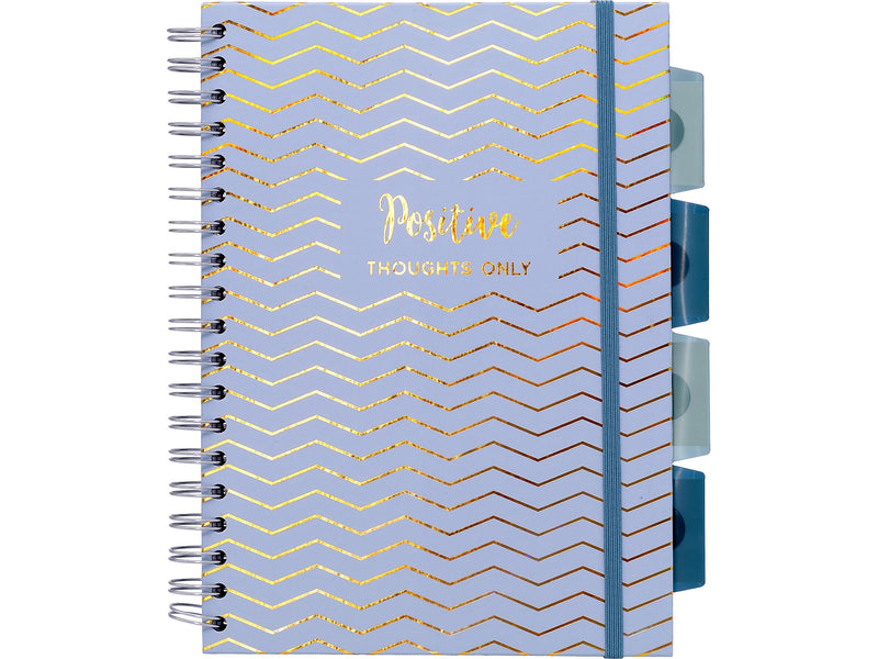 Pukka Pad Haze 5-Subject Notebooks, 7.4" x 9.84", Ruled, 100 Sheets, Assorted Colors, 3/Pack (9975(AST)-HZE)