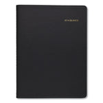 Weekly Vertical-Column Appointment Book Ruled for Hourly Appointments, 8.75 x 7, Black Cover, 13-Month: Jan 2025 to Jan 2026