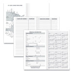 Pocket Size Monthly Planner Refill, 6 x 3.5, White Sheets, 12-Month (Jan to Dec): 2025