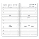 Weekly Appointment Book Refill Hourly Ruled, 6.25 x 3.25, White Sheets, 12-Month (Jan to Dec): 2025