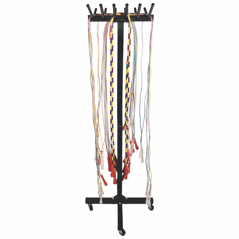 Champion Sports Portable Jump Rope Cart, Black (CHSJRS12M)
