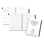 Executive Weekly/Monthly Planner Refill with 15-Minute Appointments, 11 x 8.25, White Sheets, 12-Month (Jan to Dec): 2025
