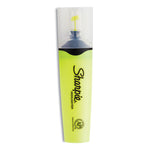 Clearview Tank-Style Highlighter, Yellow Ink, Chisel Tip, Yellow/black/clear Barrel, 3/pack