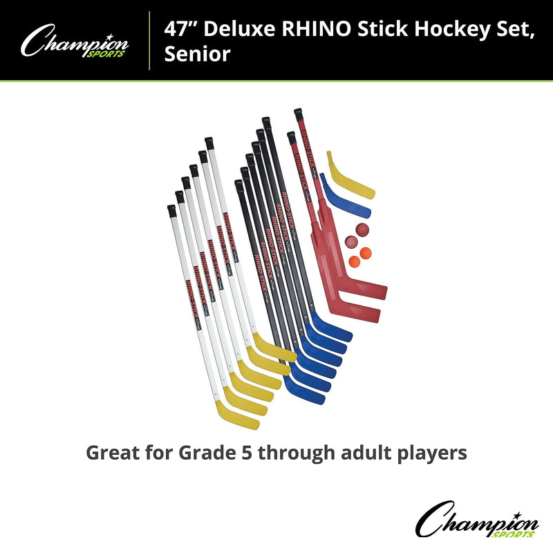 Champion Sports Rhino Stick Senior Hockey Set (HS47SET)
