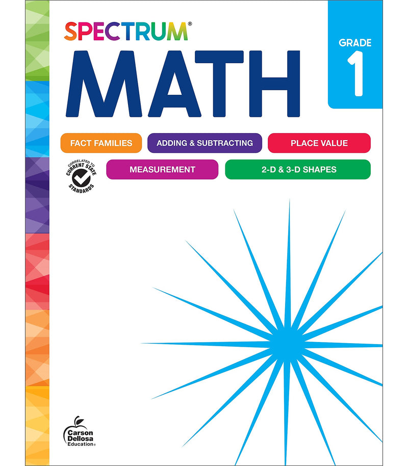 Carson-Dellosa Math Workbook, 192 pages (705500)