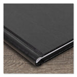 DayMinder Hard-Cover Monthly Planner with Memo Section, Unruled Blocks, 8.5 x 7, Black Cover, 12-Month (Jan to Dec): 2025