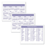 Flip-A-Week Desk Calendar and Base, 7 x 5.5, White Sheets, 12-Month (Jan to Dec): 2025