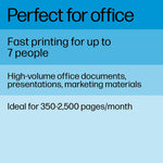 HP LaserJet Pro MFP 3101fdw Wireless Black & White All-in-One Laser Printer, Print, Scan, Copy, Fax, Best for Office (3G628F)