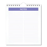 Mini Monthly Wall Calendar with Fold-Out Easel, 7 x 8, White Sheets, 12-Month (Jan to Dec): 2025