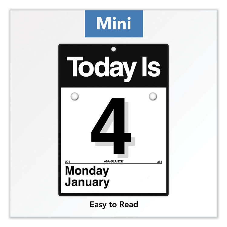 Today Is Wall Calendar, 6.63 x 9.13, White Sheets, 12-Month (Jan to Dec): 2025