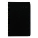 DayMinder Block Format Weekly Appointment Book, Tabbed Telephone/Add Section, 8.5 x 5.5, Black, 12-Month (Jan to Dec): 2025