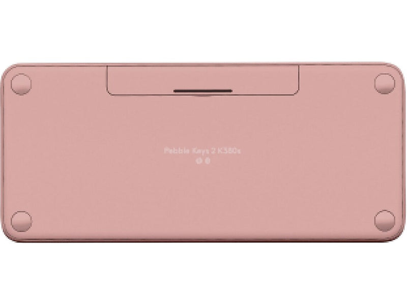 Logitech Pebble Keys 2 K380s Wireless Keyboard, Tonal Rose (920-011777)