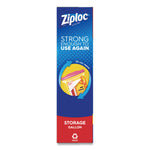 Double Zipper Storage Bags, Triple System Seal, Gallon, 10.56" x 10.75", Clear, 38 Bags/Box, 9 Boxes/Carton