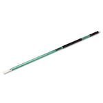Easy Scrub Flat Mop Tool, 16" Wide Microfiber Head, 54" Green Aluminum Handle