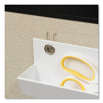 Panel Wall Wire Hooks, Silver, 25 Hooks/pack