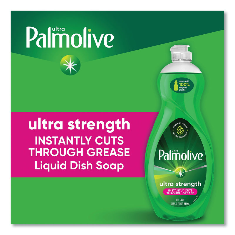 Palmolive Dishwashing Liquid, Green Scent, 32.5 oz Bottle, 9/Carton