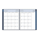 2026 Blue Sky Passages 8.5" x 11" Calendar Year Weekly & Monthly Planner, Faux Leather Cover, Navy (148659-26)