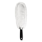 Good Grips Microfiber Duster, 4" X 12" Orange Duster Head, 6" Black Handle